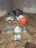 Collection of Teapots and Tea Strainers - thumbnail 1 of 1