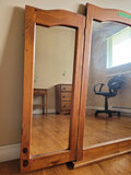 Tri-Fold Wooden Mirror Frame - thumbnail 4 of 7