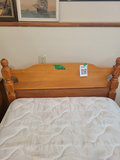 Twin size Wooden Bed Frame with Mattress - thumbnail 2 of 2