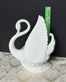 Vintage White Swan TV Lamp Planter Lamp Maddux of California 12" x 9" - thumbnail 1 of 3