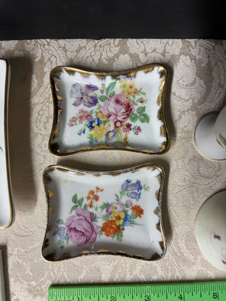 Vintage Lot of Smalls Limoges, Minton etc - image 2 of 5