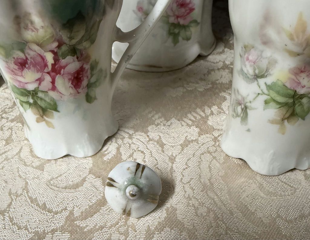 RS Prussia Vintage Chocolate Pot/Cups - image 2 of 3