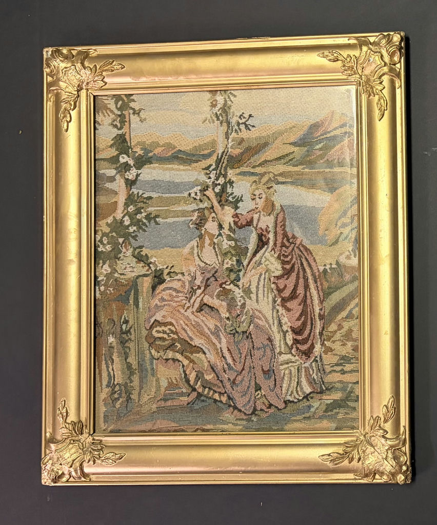Vintage Framed Tapestry - image 1 of 2