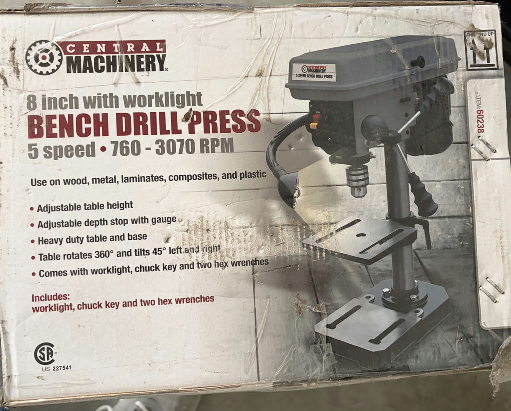 Factory Sealed! 8” Bench Drill Press - image 3 of 3