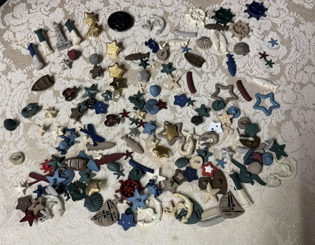 Vintage Buttons and Embellishments - image 1 of 1
