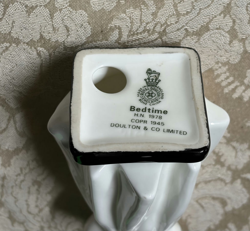 Royal Doulton “Bed Time” Figurine - image 2 of 2
