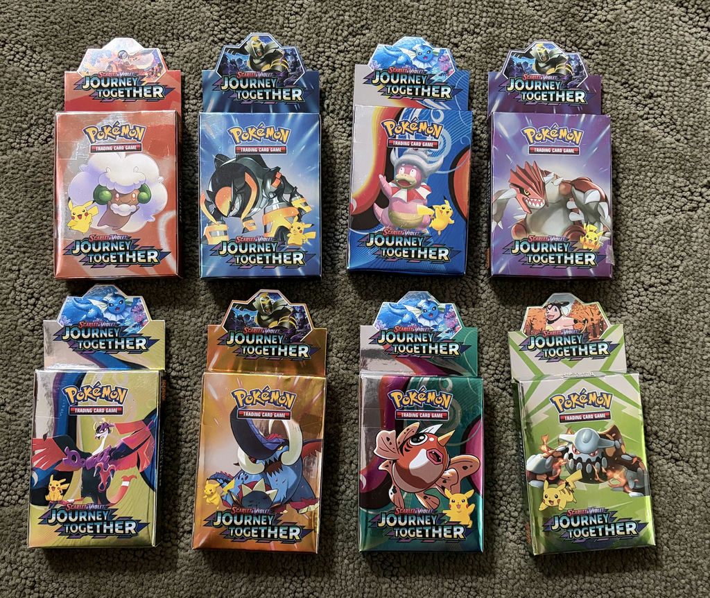 8 Pokemon Trading Card Game Deck Boxes - image 1 of 2