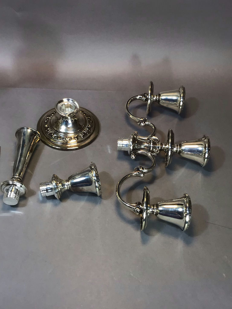 Gorham Sterling Candelabra - image 7 of 9