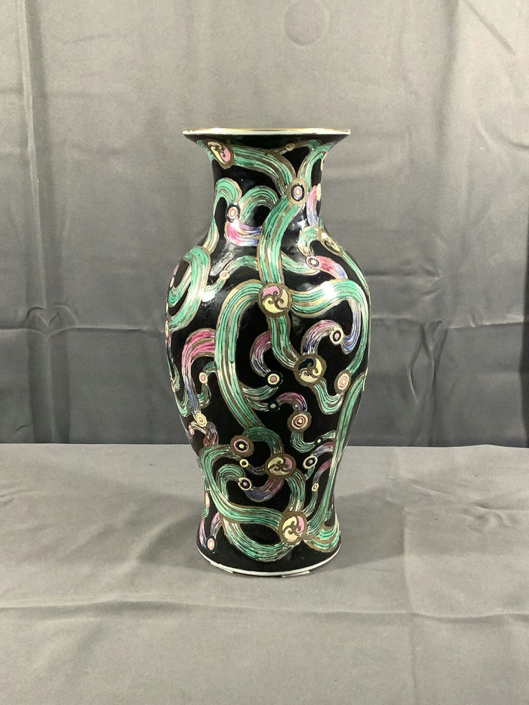 Green Ceramic Lamp And Vase - image 7 of 10