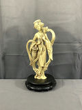 Hand Carved Resin Geisha Figurine - thumbnail 1 of 7