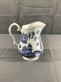 Churchill Blue Willow Coffee Mugs & Jug - thumbnail 6 of 7