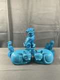 Cats And Foo In Blue - thumbnail 1 of 16