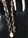 14K Gold & Amethyst Statement Jewelry - thumbnail 10 of 12