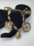 Vintage 14K Chunky Charm Bracelet (37+dwt) - thumbnail 1 of 15