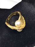 Vintage 18K Yellow Gold & Pearls Jewelry (15+ dwt) - thumbnail 3 of 9