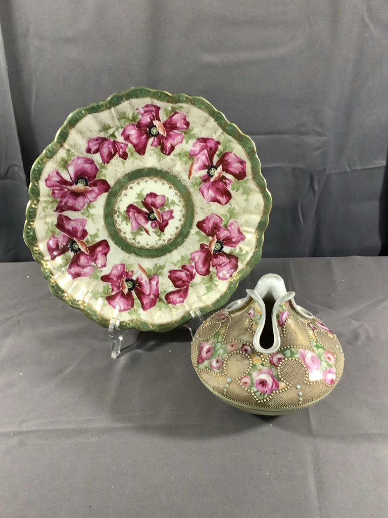 Antique Hand Painted Decor - image 1 of 7