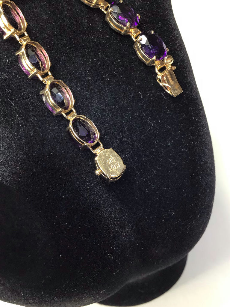 14K Gold & Amethyst Statement Jewelry - image 9 of 12