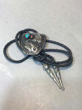 Flying Eagle Metal & Turquoise Buckles and Bolo - thumbnail 2 of 10
