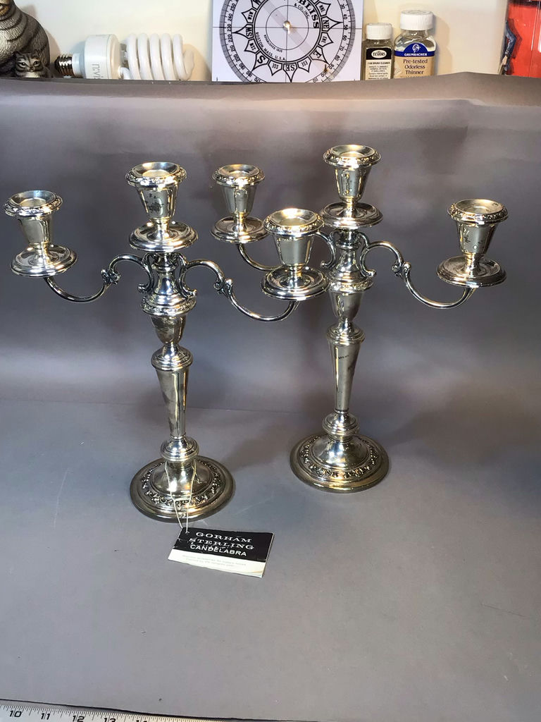 Gorham Sterling Candelabra - image 1 of 9