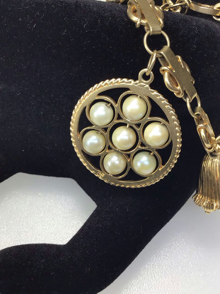 Vintage 14K Chunky Charm Bracelet (37+dwt) - image 6 of 15