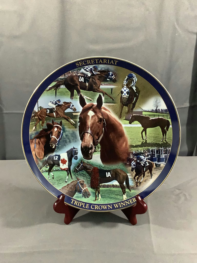 Danbury Mint- Racehorse Collector Plates - image 3 of 7