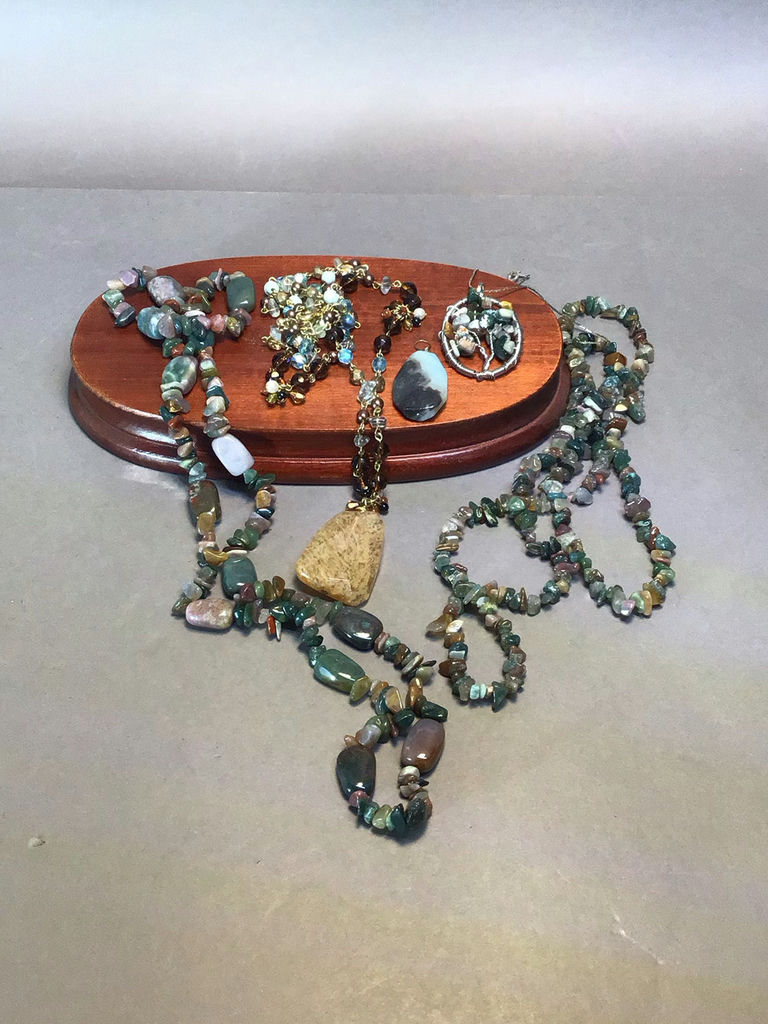 Vintage Tumbled Stone Bead Jewelry - image 5 of 9