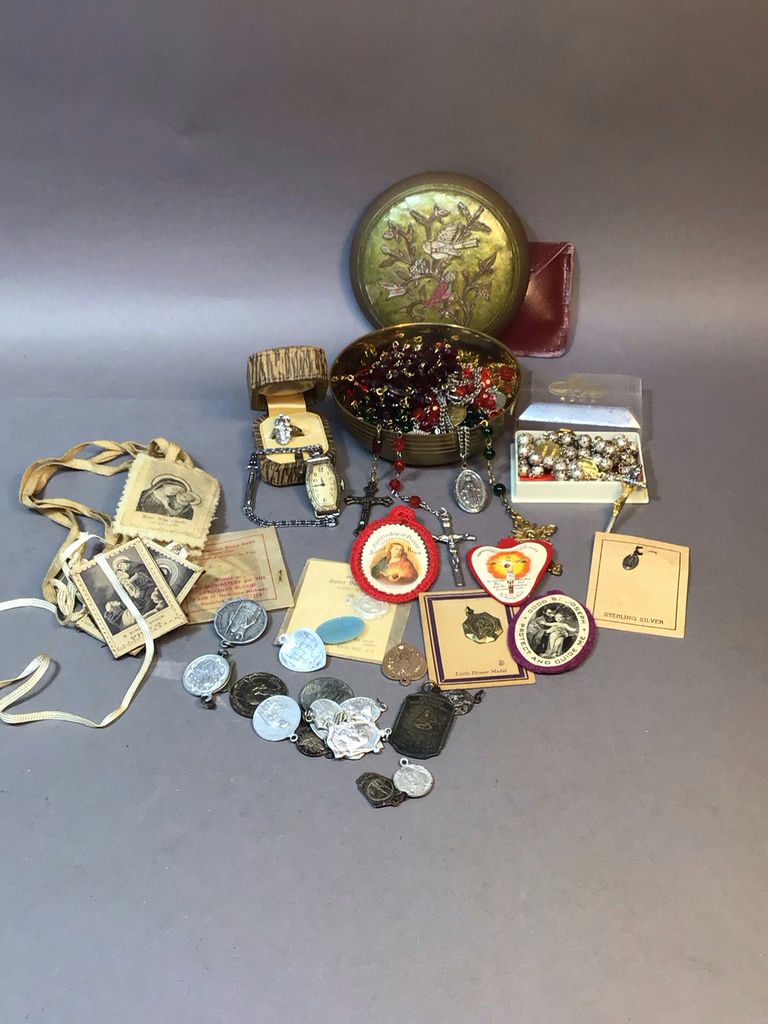 Antique Jewelry & Religious Medallions (14K / 1+dwt) - image 1 of 16