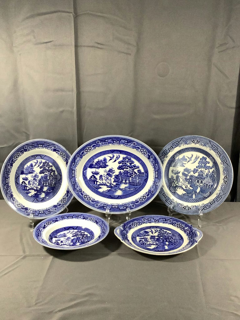 Vintage Blue Willow Dishes - image 1 of 12