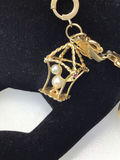 Vintage 14K Chunky Charm Bracelet (37+dwt) - thumbnail 10 of 15