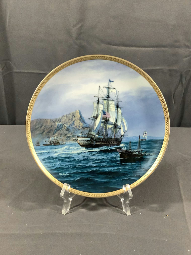 The Hamilton Collection - U.S.S. Constitution Plates - image 2 of 4