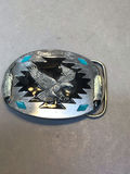 Flying Eagle Metal & Turquoise Buckles and Bolo - thumbnail 4 of 10