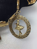 Vintage 14K Chunky Charm Bracelet (37+dwt) - thumbnail 3 of 15