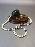 Jade & Cloisonne Jewelry & Figurines - thumbnail 1 of 10