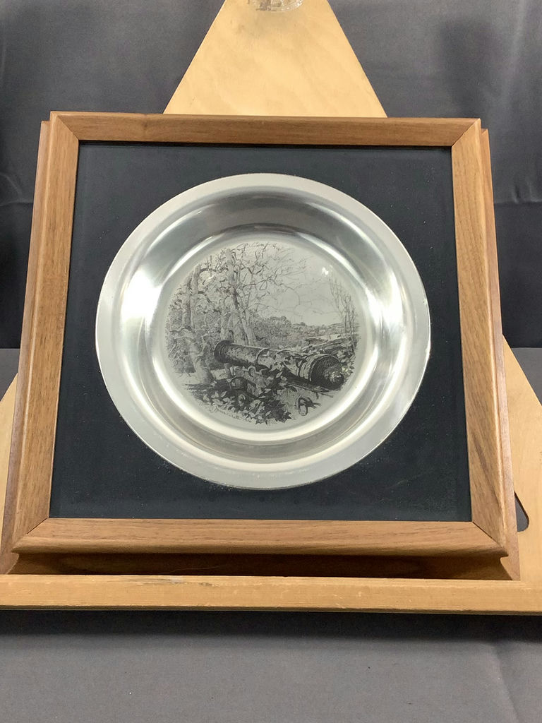 Franklin Mint 1976 / Wyeth "Brandywine Battlefield" Sterling Collector Plate - image 1 of 5