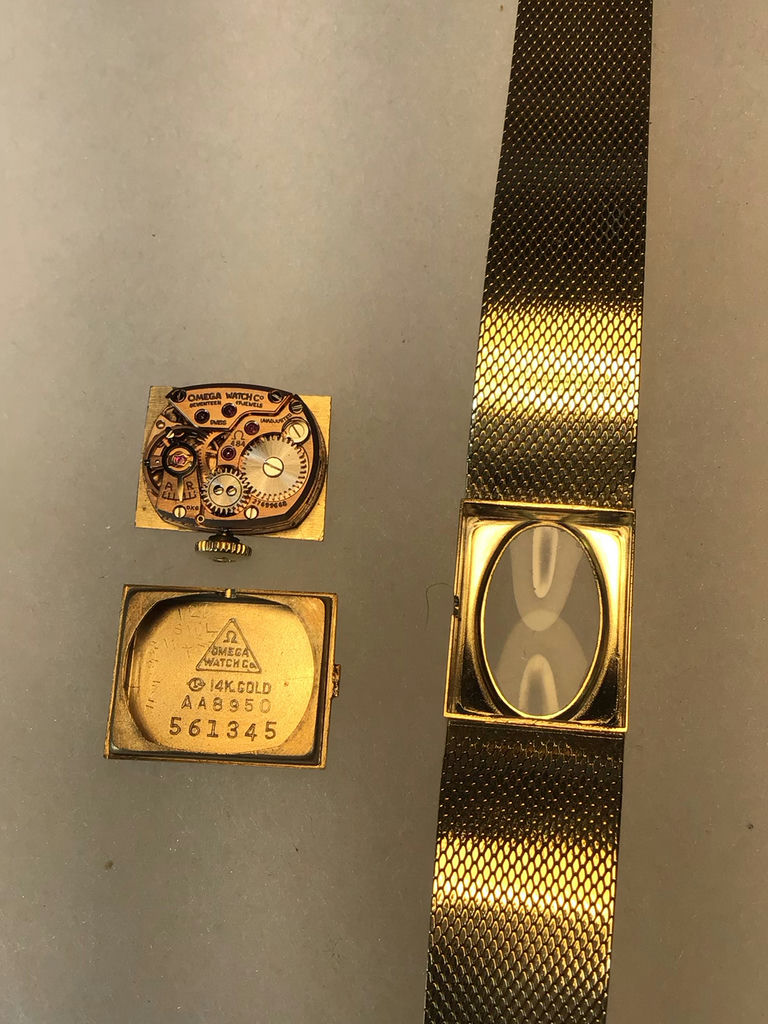 Working Vintage 14K Yellow Gold Omega Ladies Watch (17+ dwt) - image 11 of 13