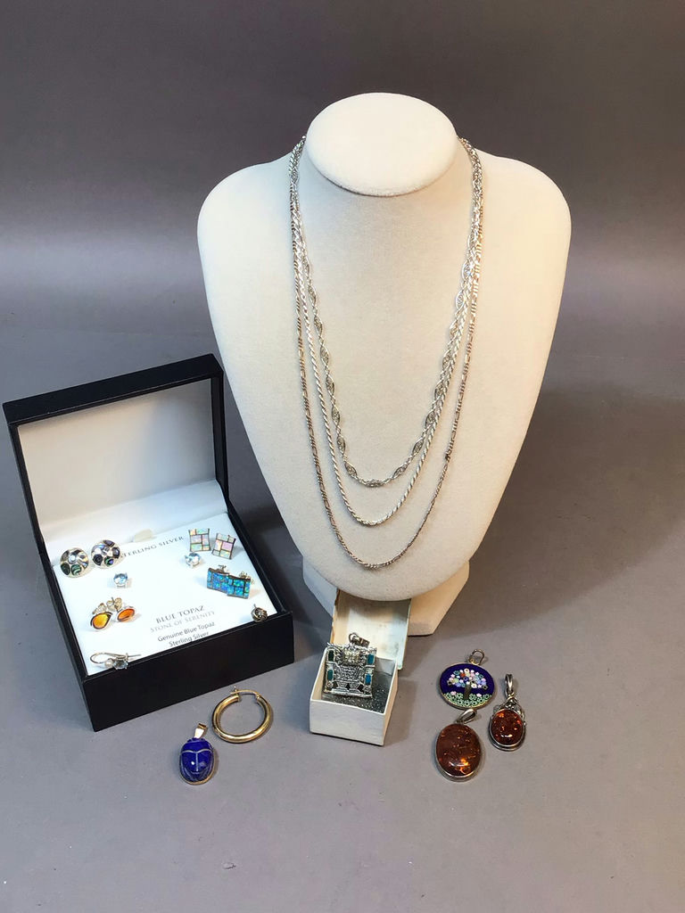 Vintage Sterling Silver Jewelry (19+dwt) - image 1 of 15