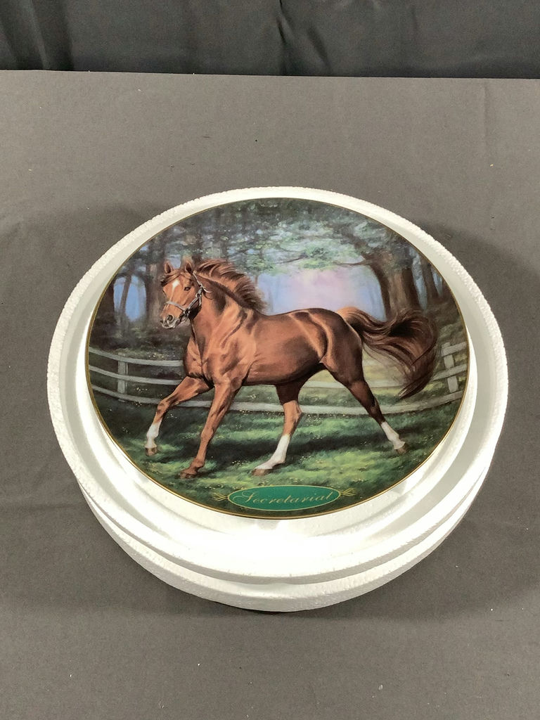 Danbury Mint- Racehorse Collector Plates - image 4 of 7