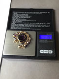 14K Gold & Amethyst Statement Jewelry - thumbnail 12 of 12