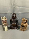 Hand Carved Wood Figures - thumbnail 1 of 11