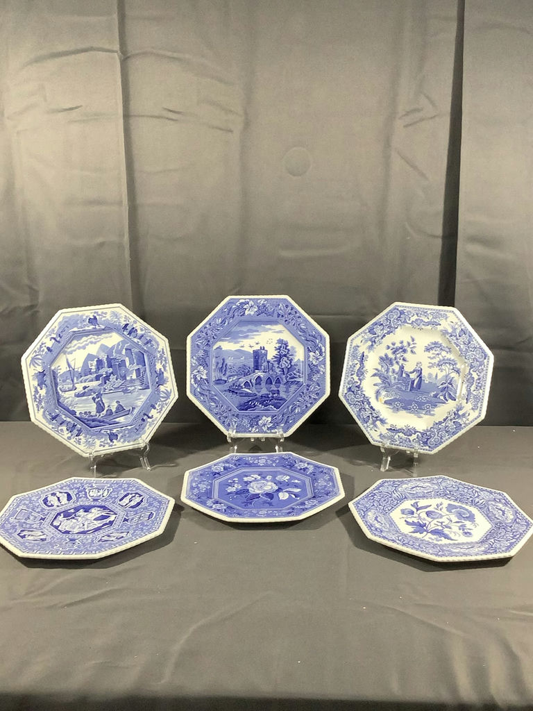 The Spode Blue Room Collection Luncheon Plates - image 1 of 8