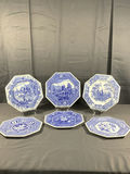 The Spode Blue Room Collection Luncheon Plates - thumbnail 1 of 8