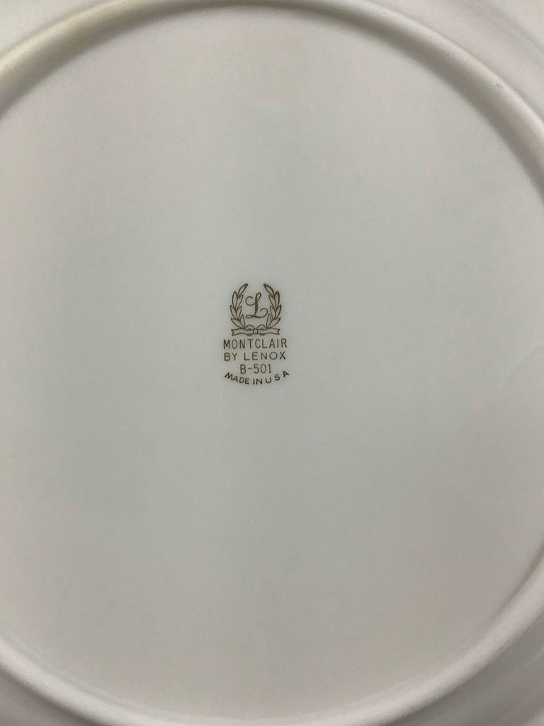 Vintage Lenox Montclair Dinnerware / Service 12 - image 13 of 14