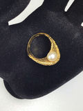 Vintage 18K Yellow Gold & Pearls Jewelry (15+ dwt) - thumbnail 4 of 9