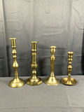 Brass Candleholders - thumbnail 2 of 6