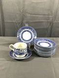 Churchill Blue Willow Tea Set - thumbnail 2 of 13
