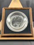 Franklin Mint 1975 / Wyeth "Skating on the Brandywine" Sterling Collector Plate - thumbnail 1 of 5