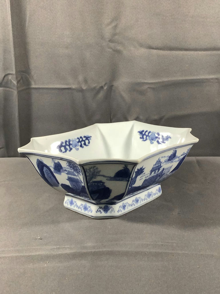 Asian Decorative Blue & White Ceramics - image 2 of 13