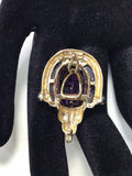 14K Gold & Amethyst Statement Jewelry - thumbnail 7 of 12