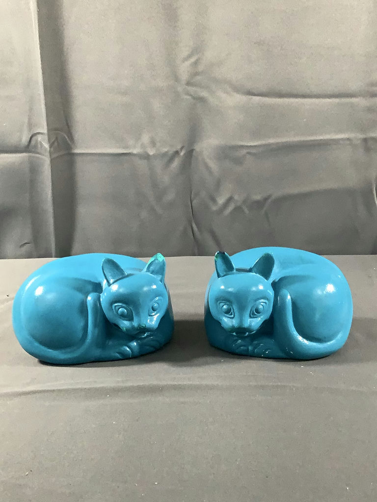 Cats And Foo In Blue - image 3 of 16