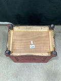 Red Carved Wood Chest - thumbnail 7 of 8